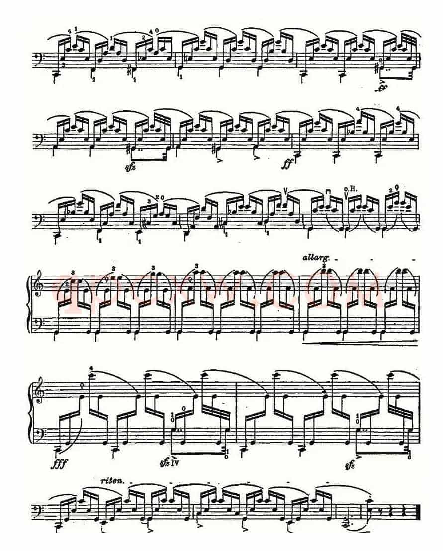 PIATTI 12 Caprices 之7（大提琴）
