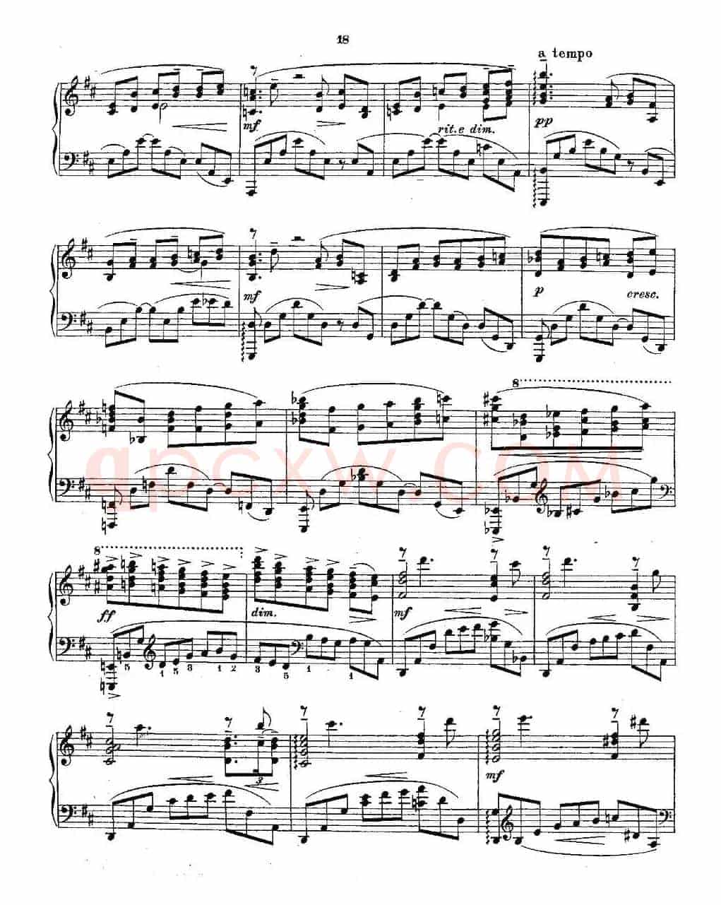 10首《前奏曲》之四（Rachmaninoff 10 Preludes, Op.23）