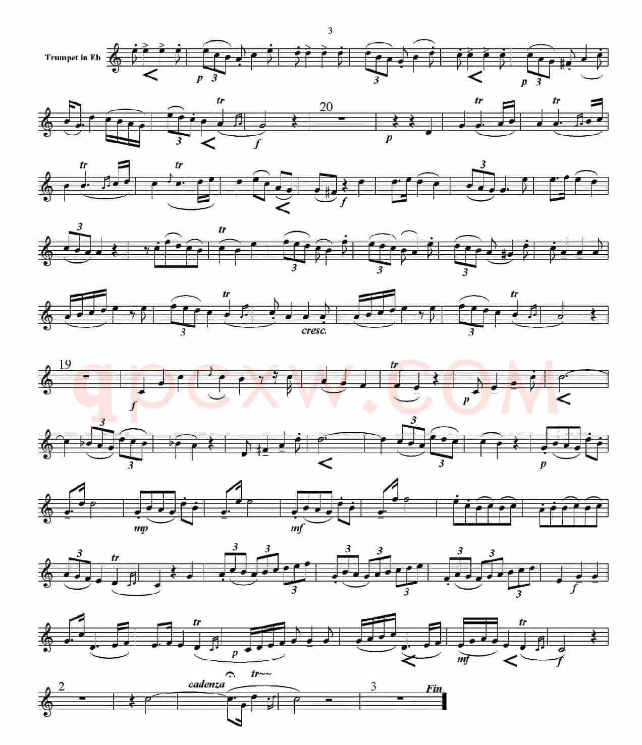 bE大调小号协奏曲