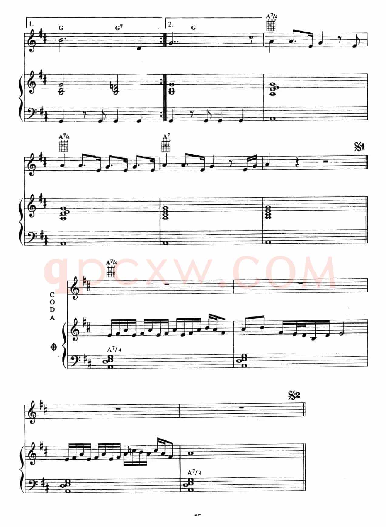 电影配乐大师莫瑞康最佳20首钢琴谱（Best of Ennio Morricone·13）