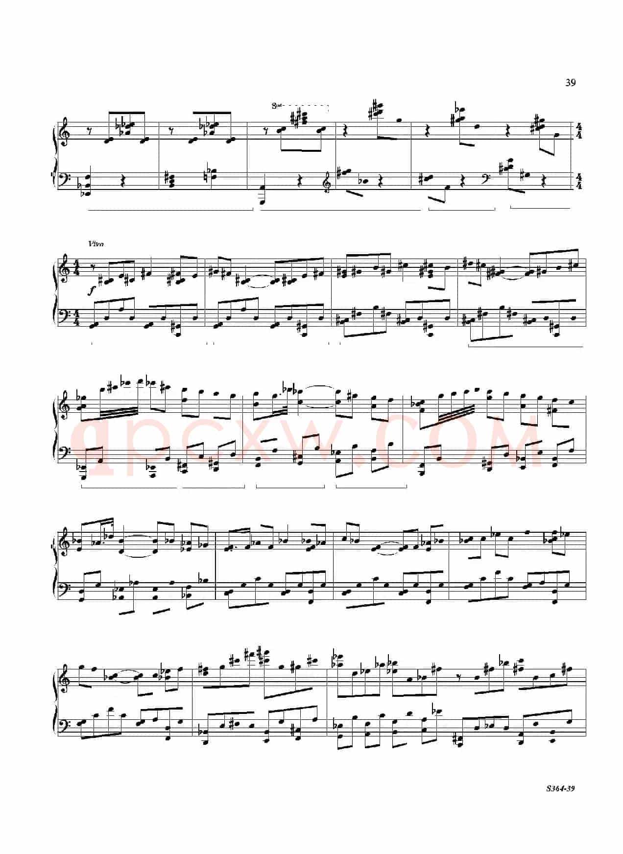 Piano Sonata No.8（第八钢琴奏鸣曲）（3）