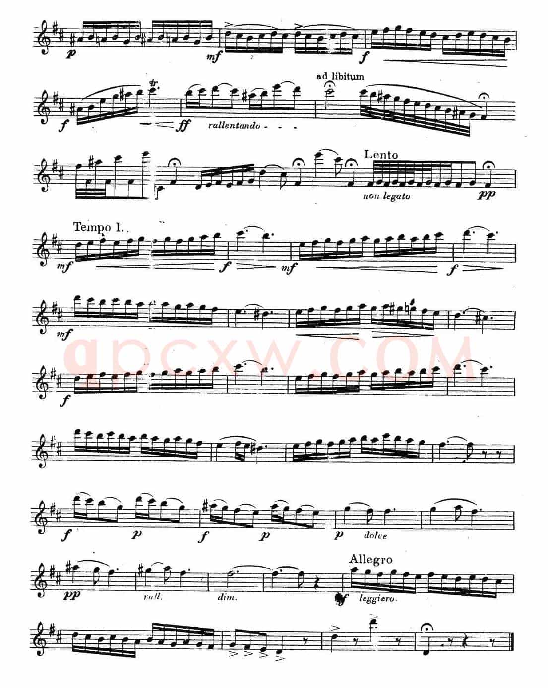奇特克-萨克斯练习曲之三（ETUDY PRO SAXOPHON - FR ZITRK.op.3）