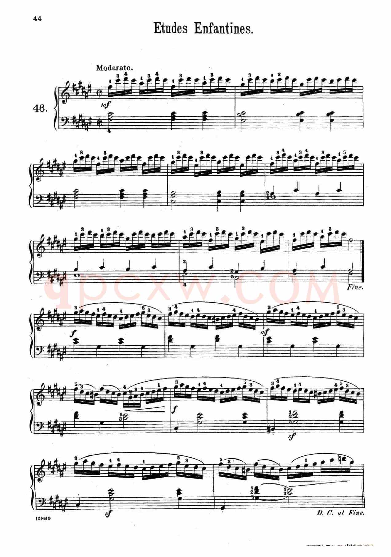 Etudes Enfantines Op.37（儿童钢琴练习曲 第46——50首）