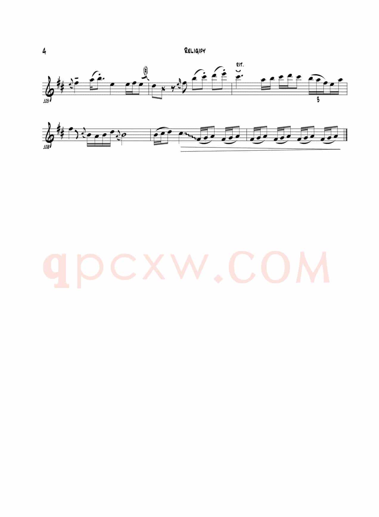 Religify（次中音萨克斯）