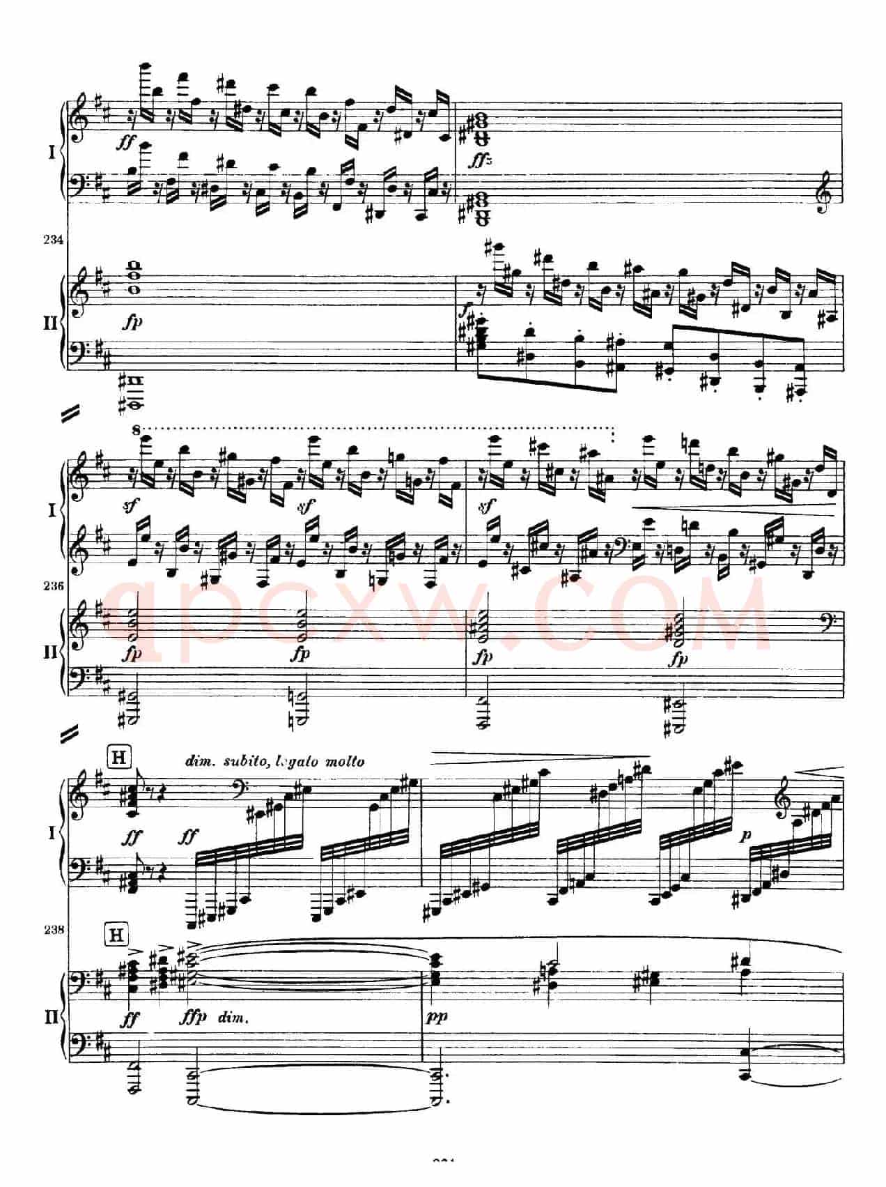 降B大调第二钢琴协奏曲 （P21——30）