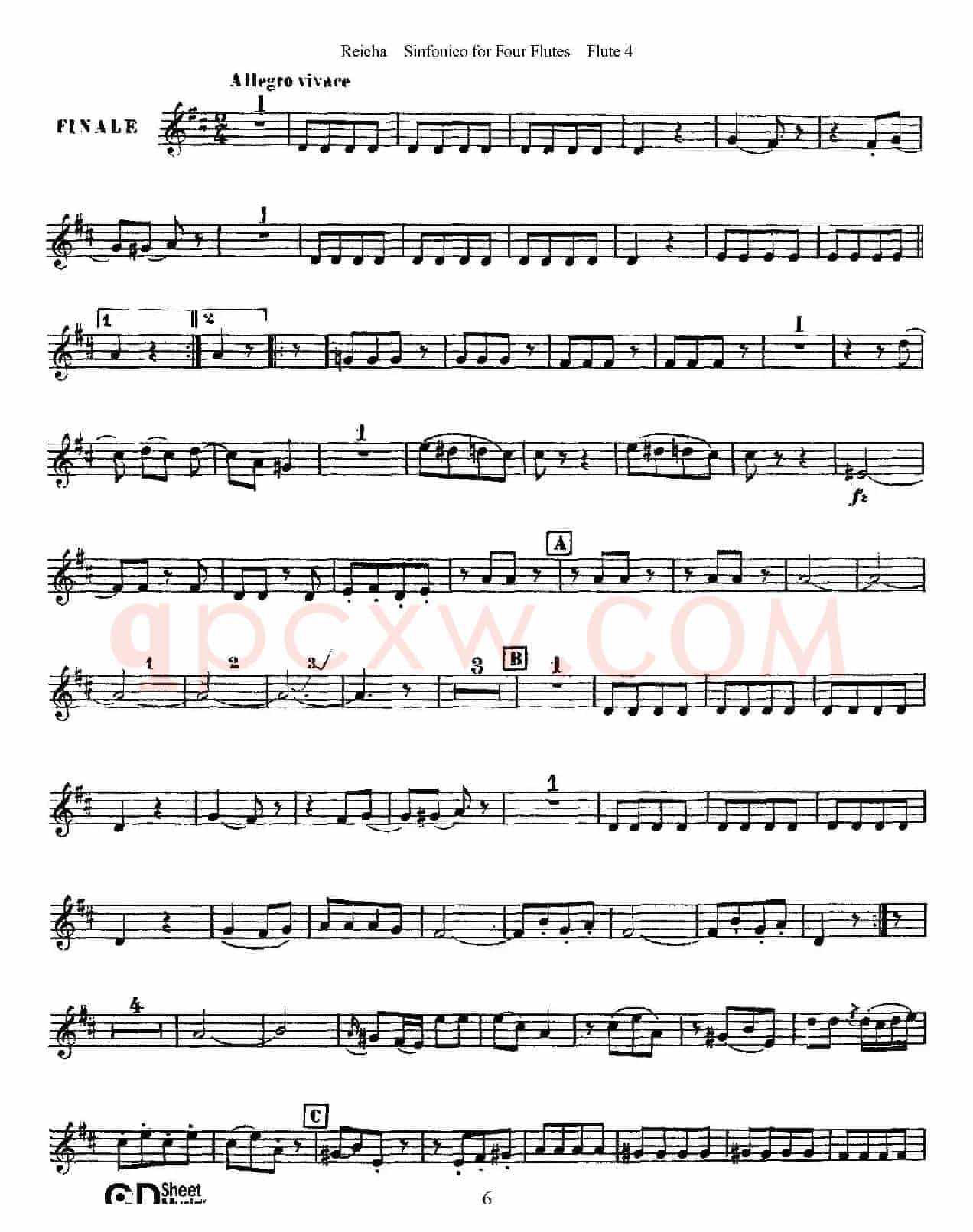 瑞查长笛四重奏（Flute 3）