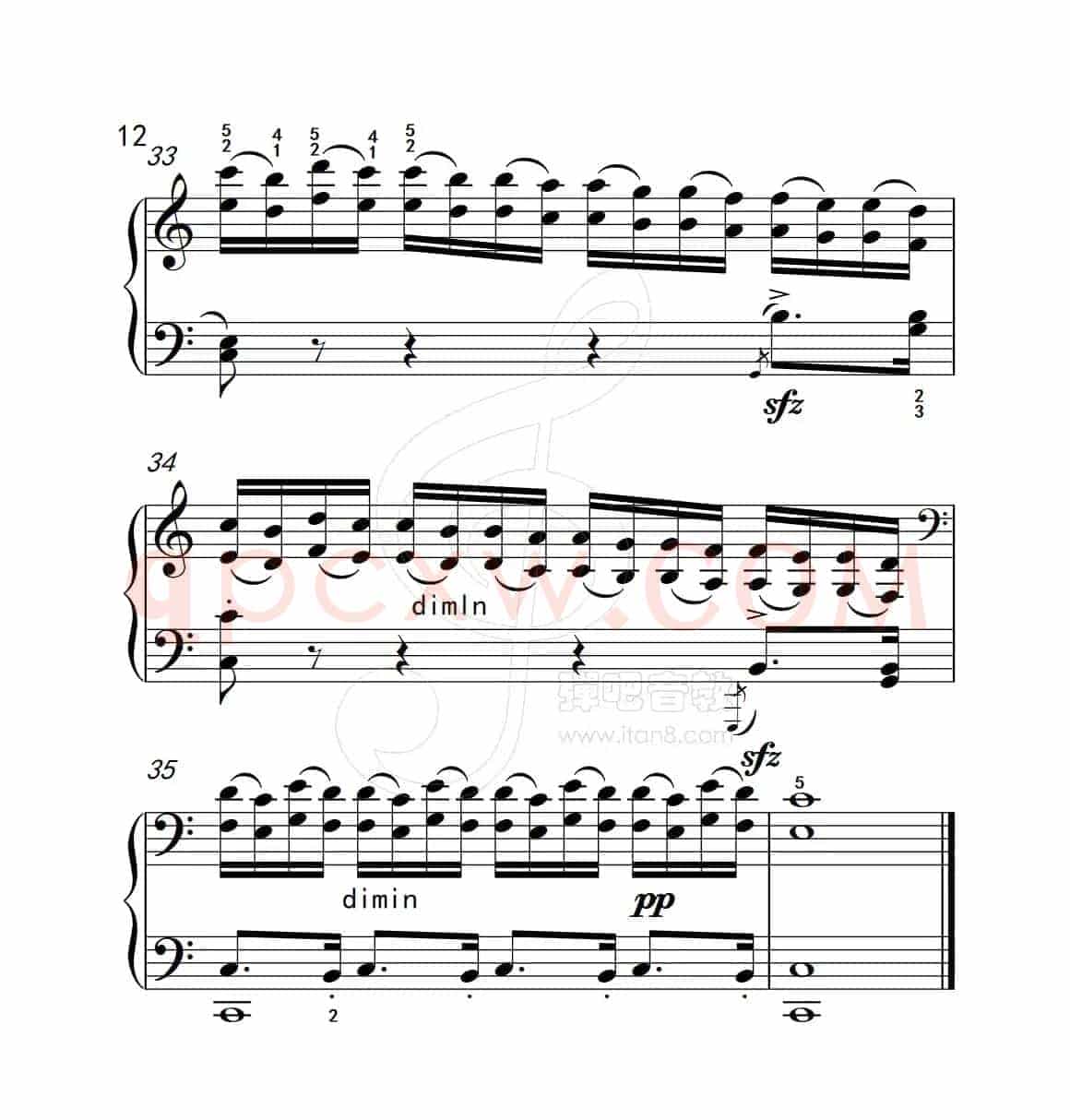 练习曲 33（克拉莫钢琴练习曲60首）