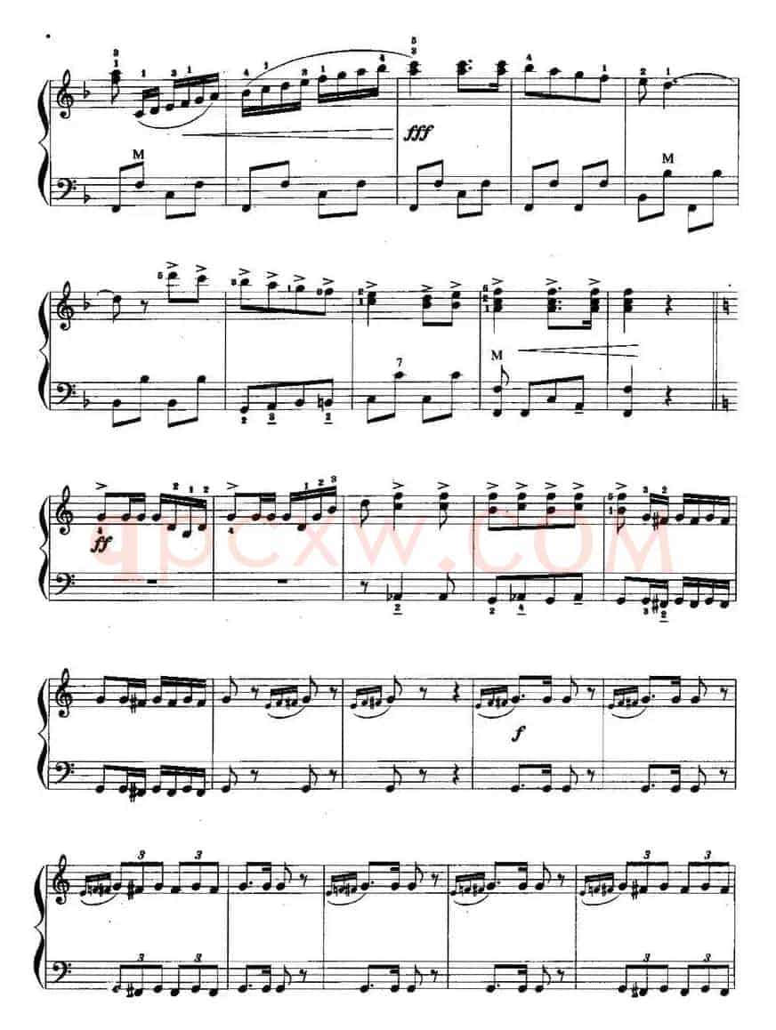 儿童手风琴曲：美国巡逻兵