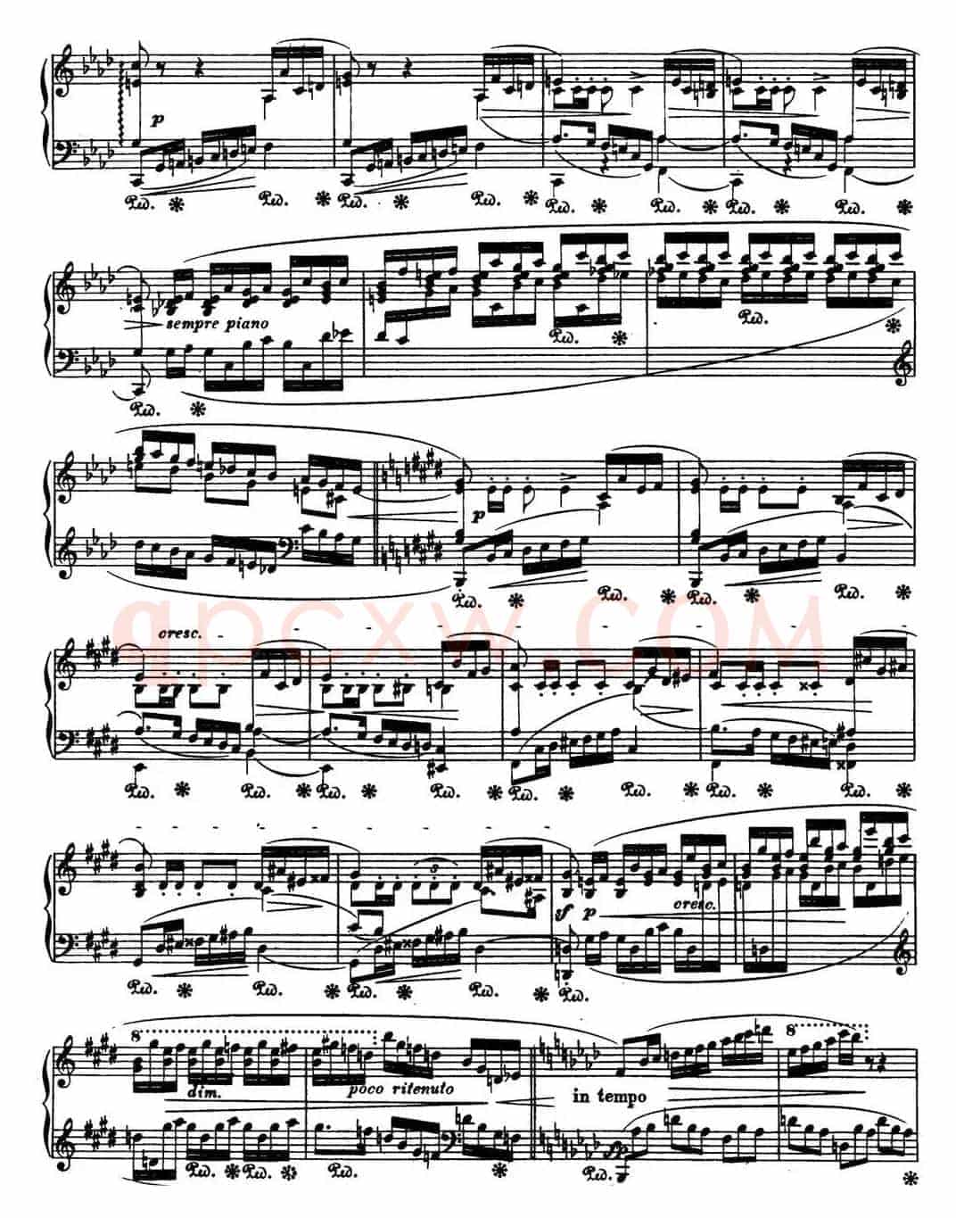 肖邦 幻想波兰舞曲 Op.61 降A大调 Polonaise