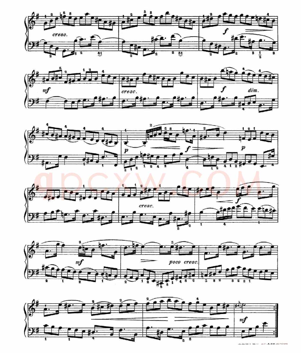 Six Partitas BWV 825-830（6首帕蒂塔·6）