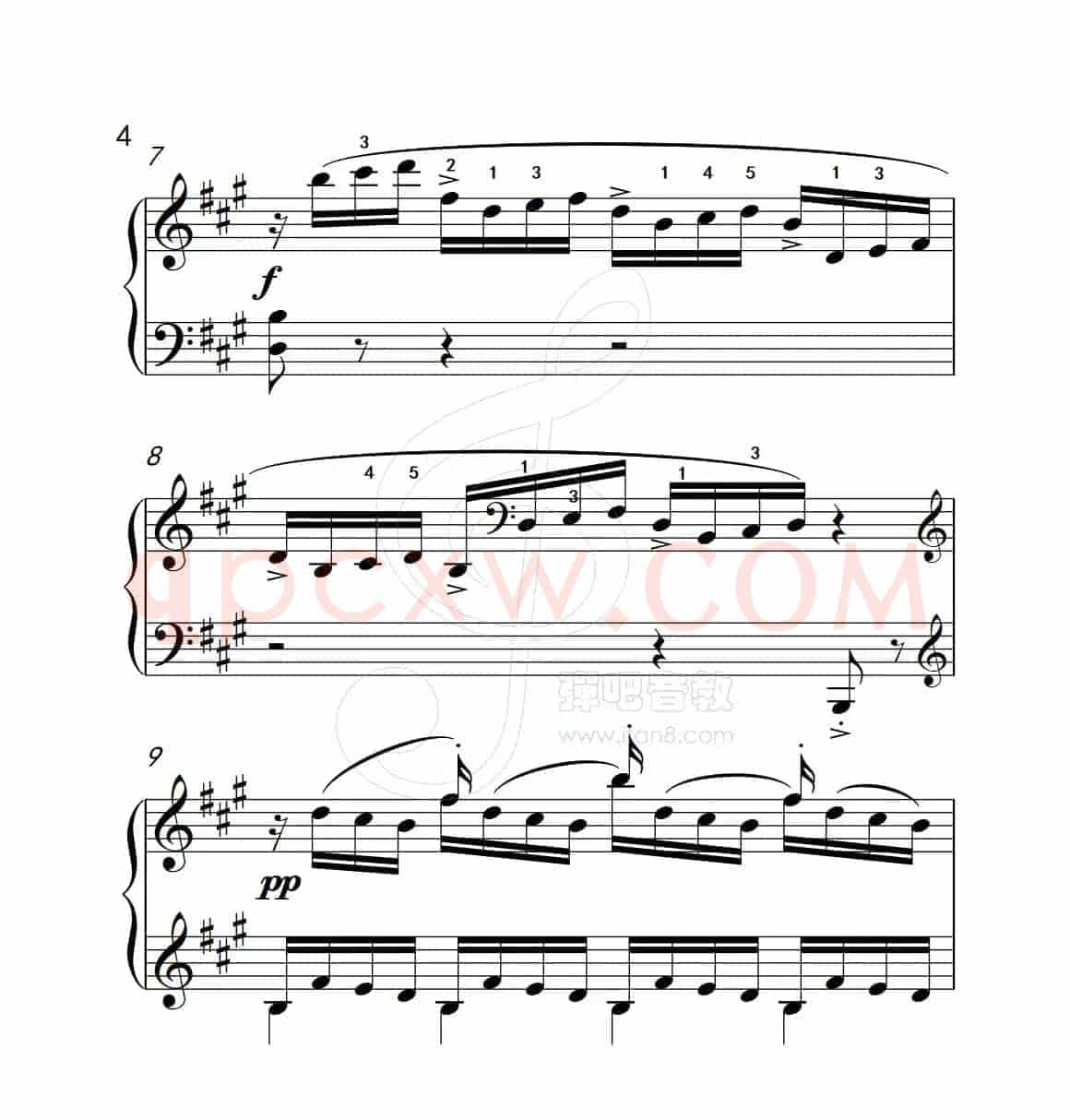 练习曲 6（克拉莫钢琴练习曲60首）