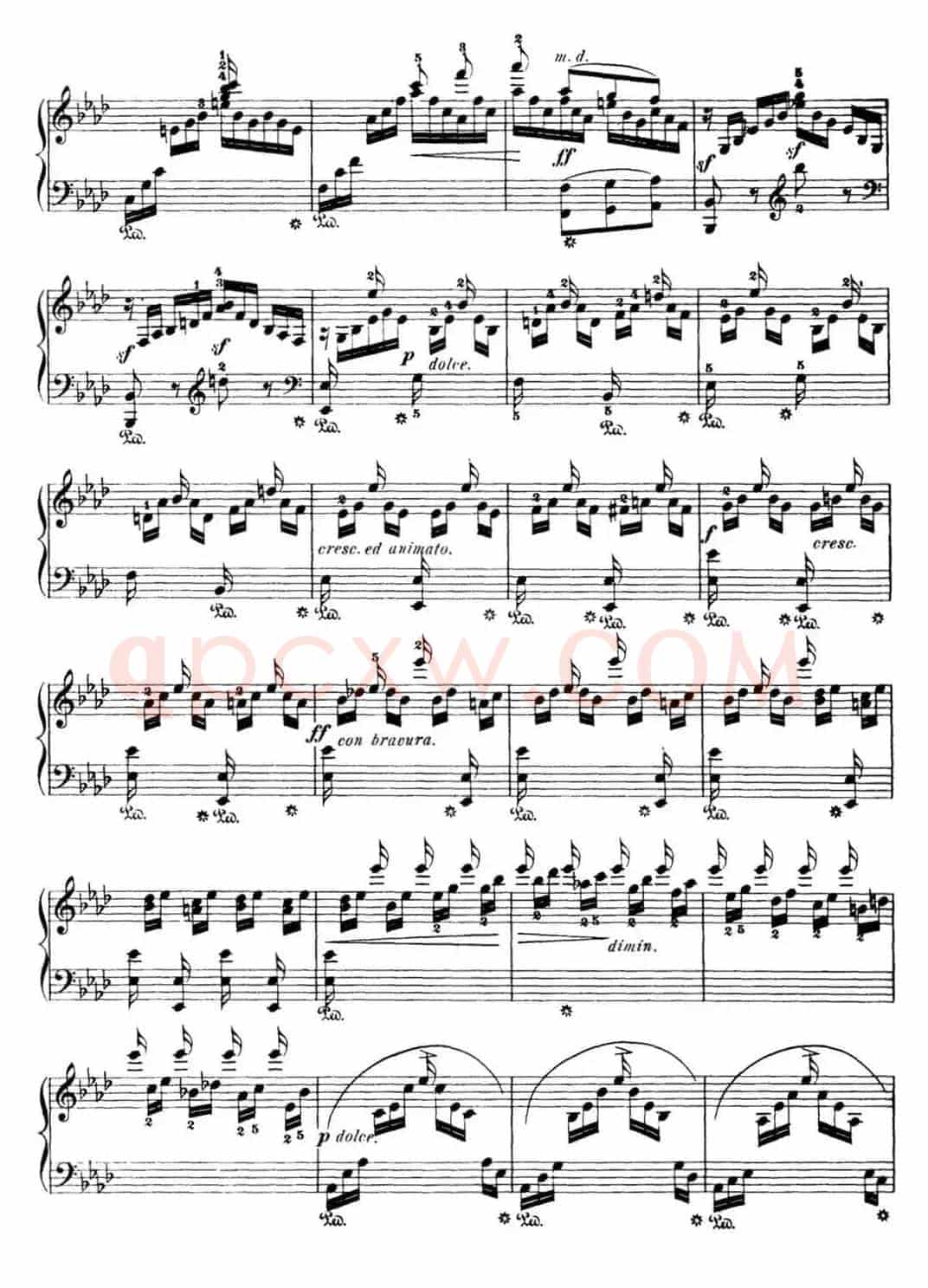 50首车尔尼Op.740钢琴手指灵巧技术练习曲（NO.18）