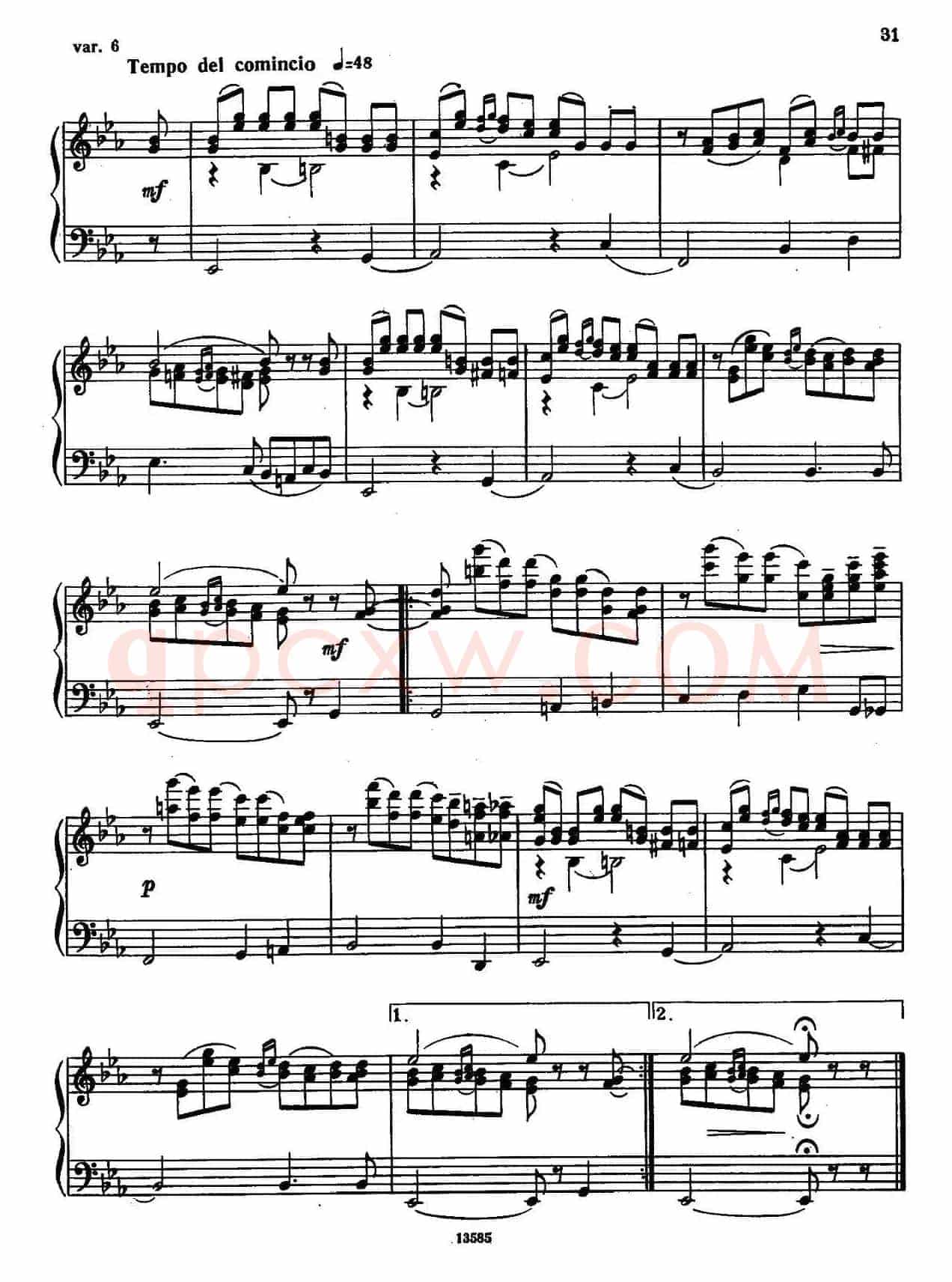 b小调奏鸣曲(第二乐章)