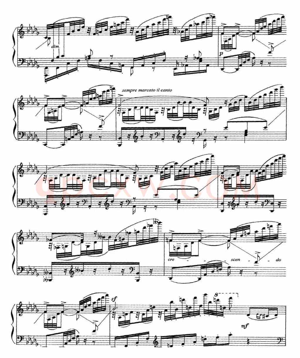 柴可夫斯基18首钢琴小品Op.72(14.Chant elegiaque)