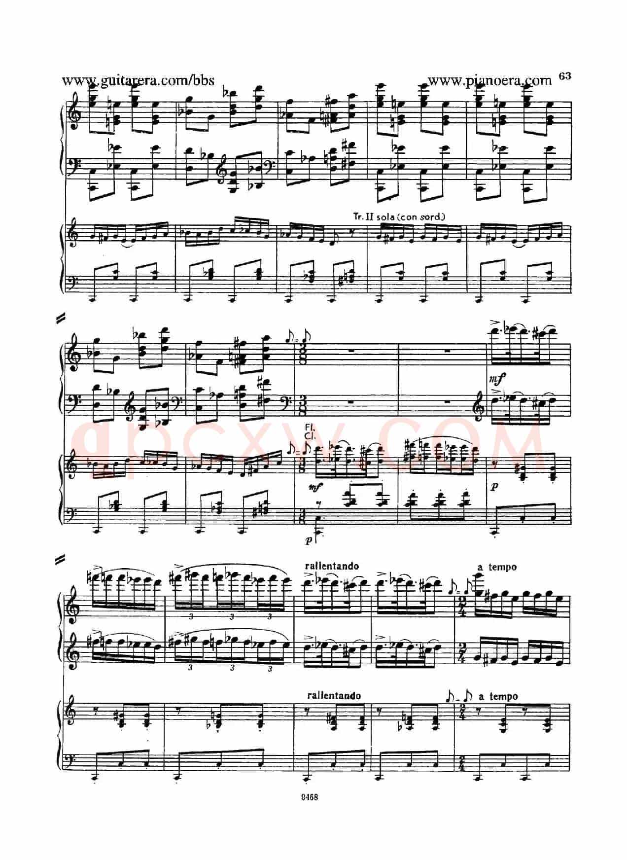 Piano Concerto in D-flat Major Op.37(降D大调钢琴协奏曲·Ⅲ·双钢琴)