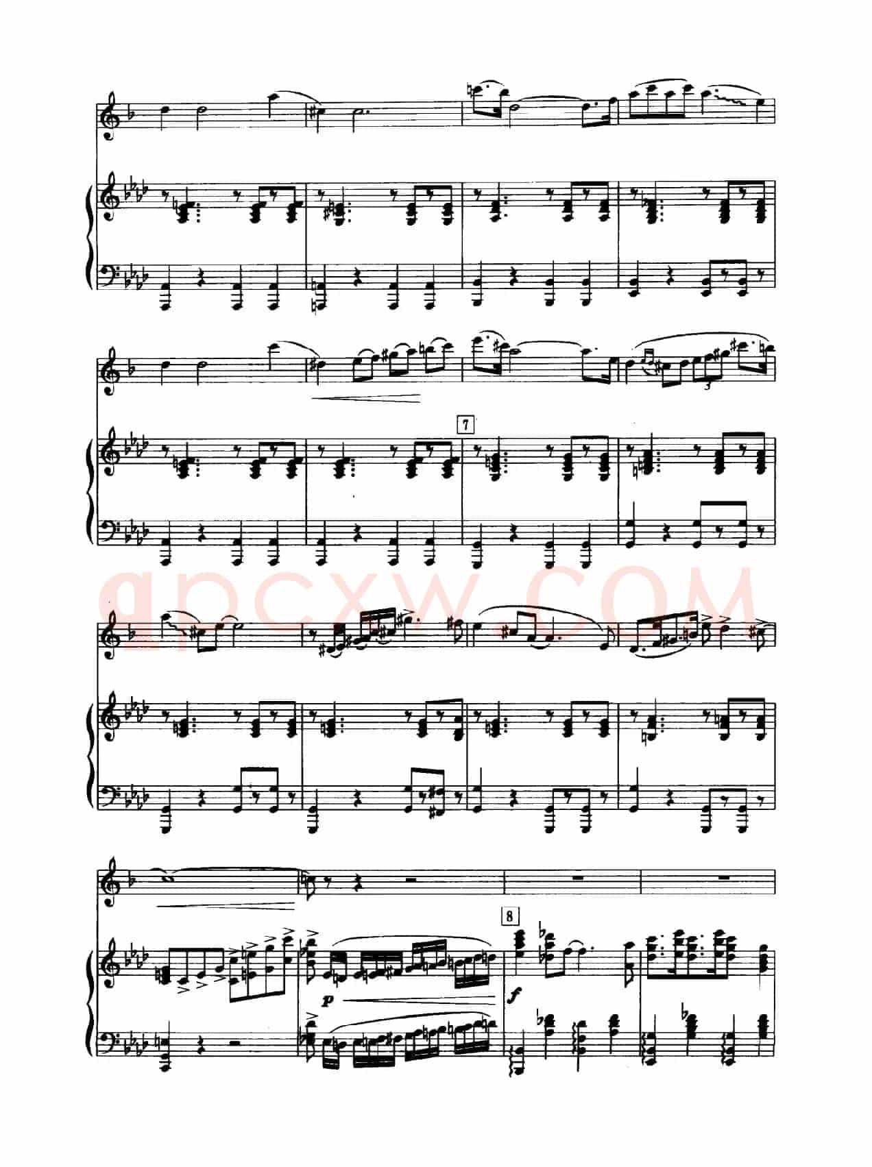 音乐会练习曲（中音萨克斯+钢琴伴奏）