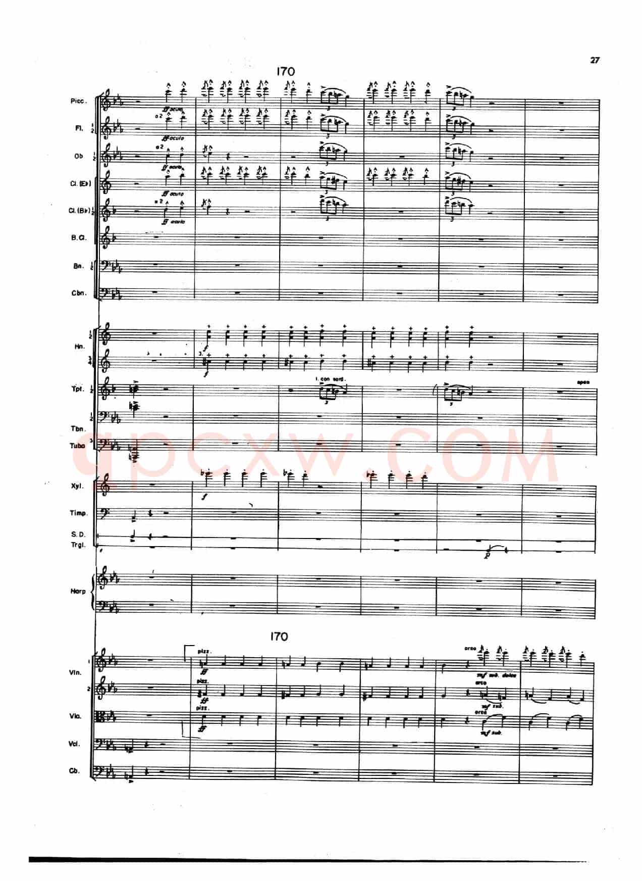 OVERTURE TO CANDIDE(《坎迪德》序曲)(交响乐总谱)