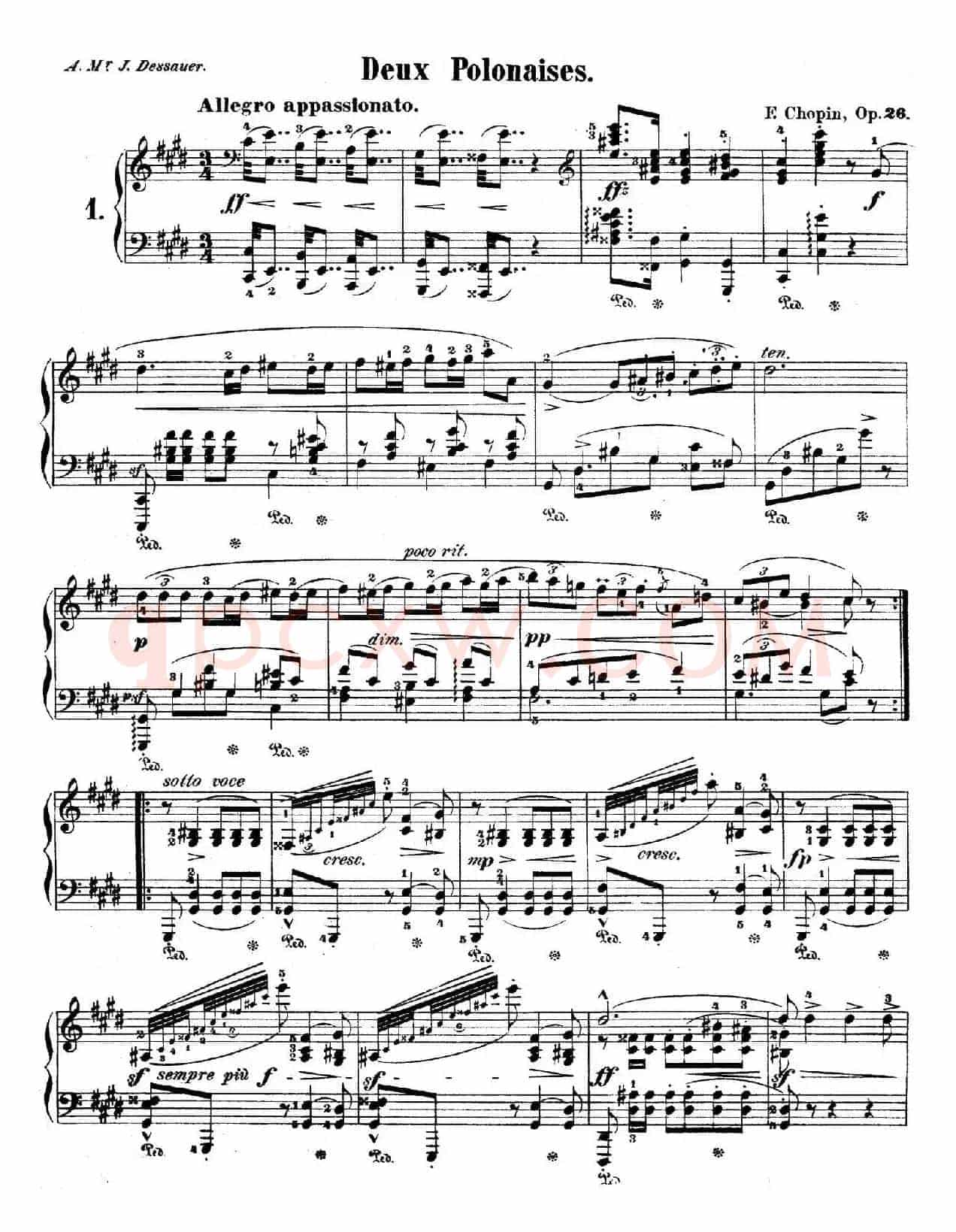 Deux Polonaises Op.26（2首波兰舞曲）