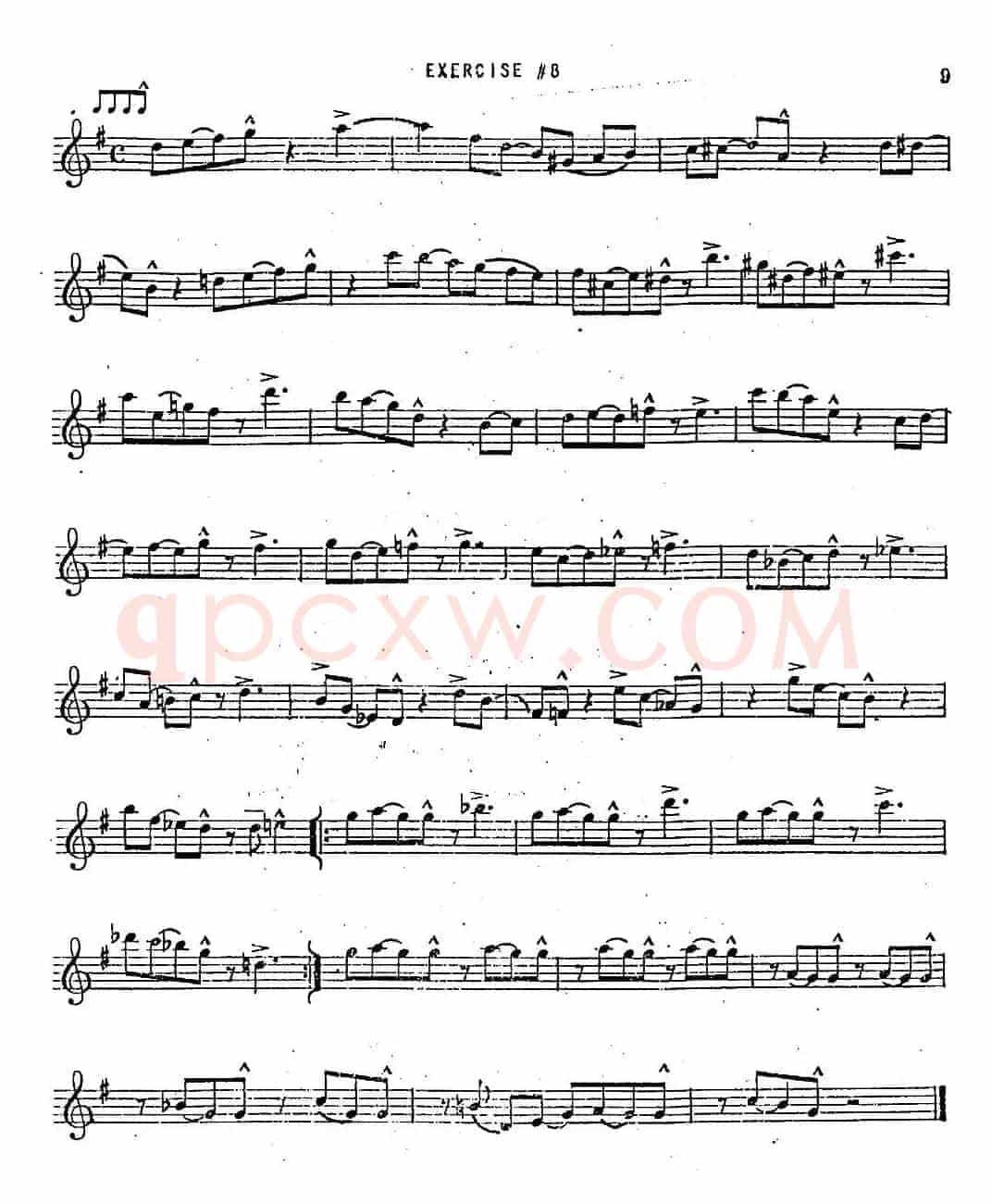 Intermediate Jazz Conception by Lennie Niehaus（20 Jazz Exercises）