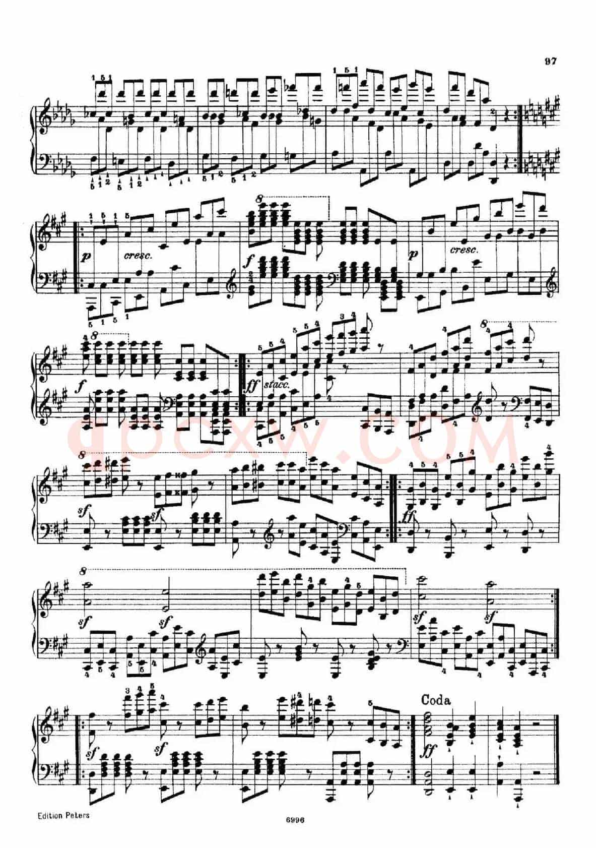 School of the Virtuoso Op.365(60首钢琴高级练习曲·41)