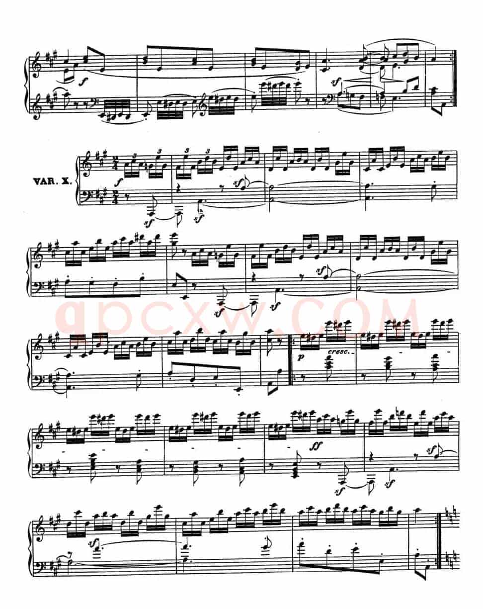 12 Variations on a Dance by Wrantizky WoO 71（伍拉尼茨基舞曲主题变奏曲）