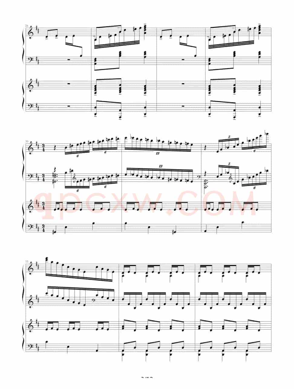 黄河钢琴协奏曲第一乐章 黄河船夫曲