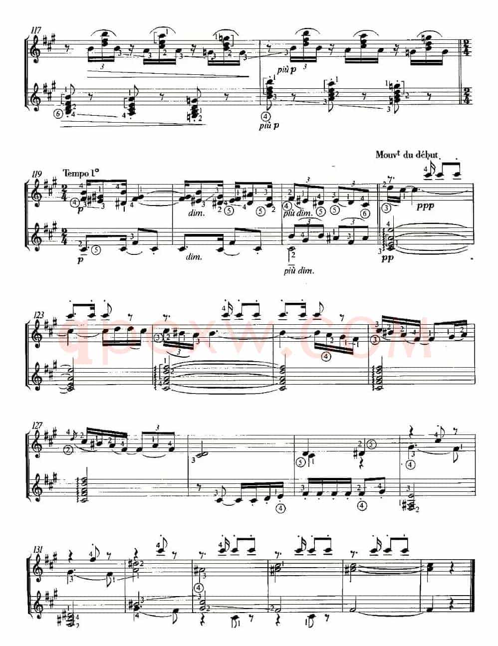 LA SOIRER DANS GRENADE（双吉他）