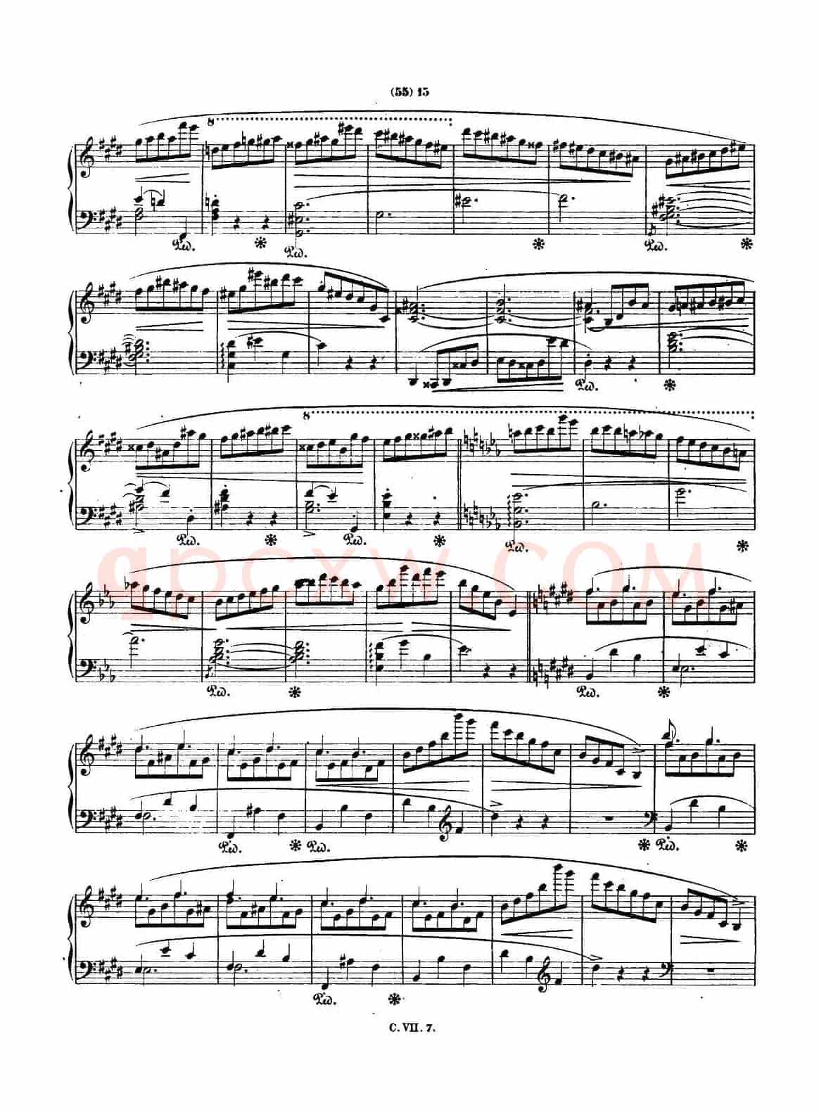 肖邦 钢琴谐谑曲 Chopin Scherzo(No.4 E大调,Op.54)