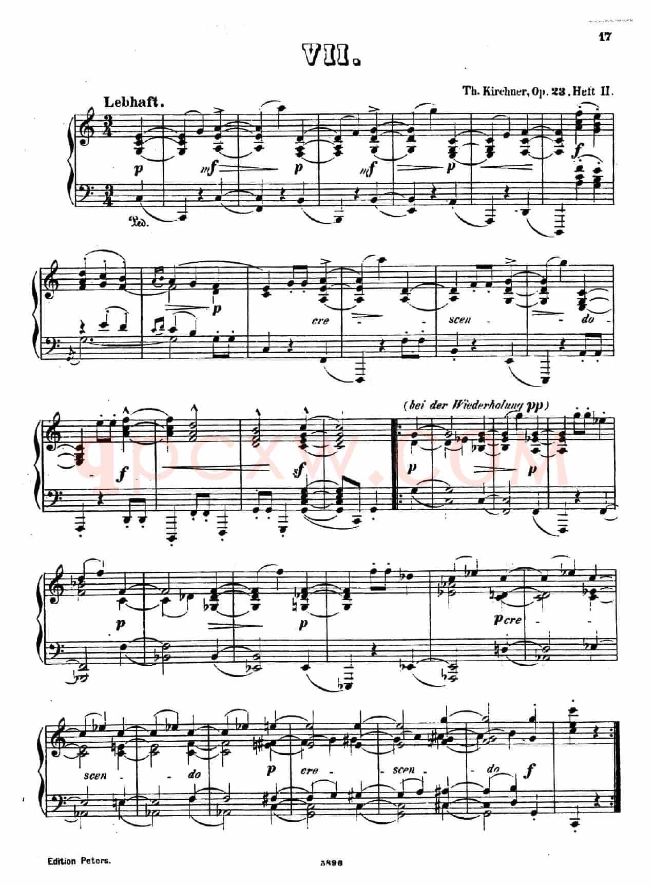 Waltzes Op.23(圆舞曲集·7.、C大调)