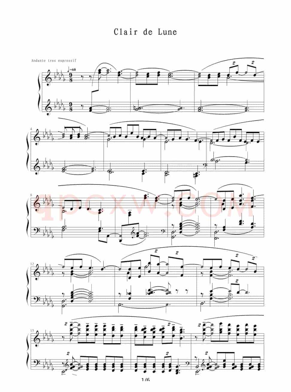 Clair de Lune（月光曲）
