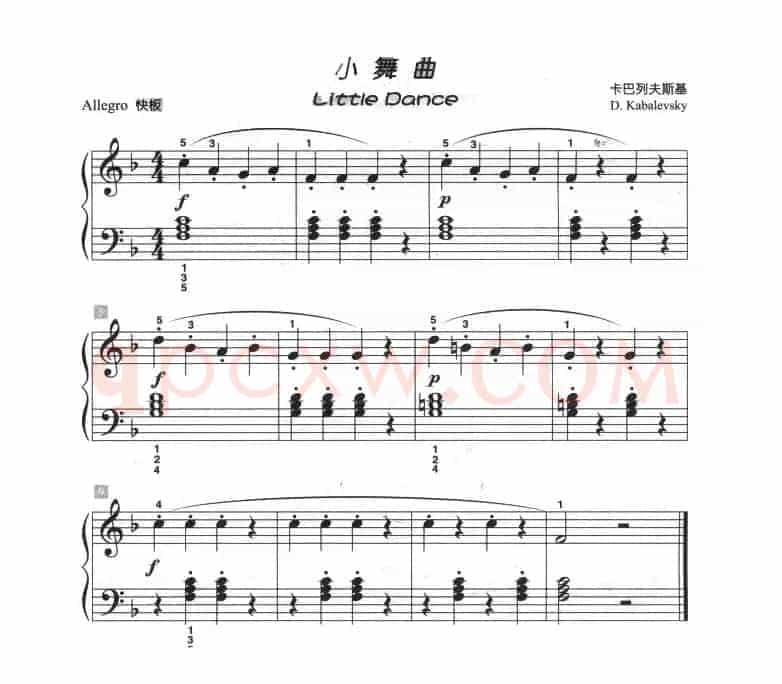 小舞曲（儿童古典钢琴小品）