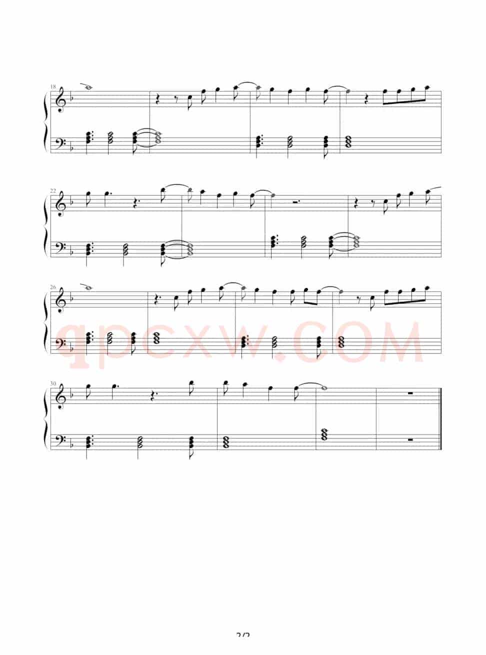 Just The Way You are（钢琴版）