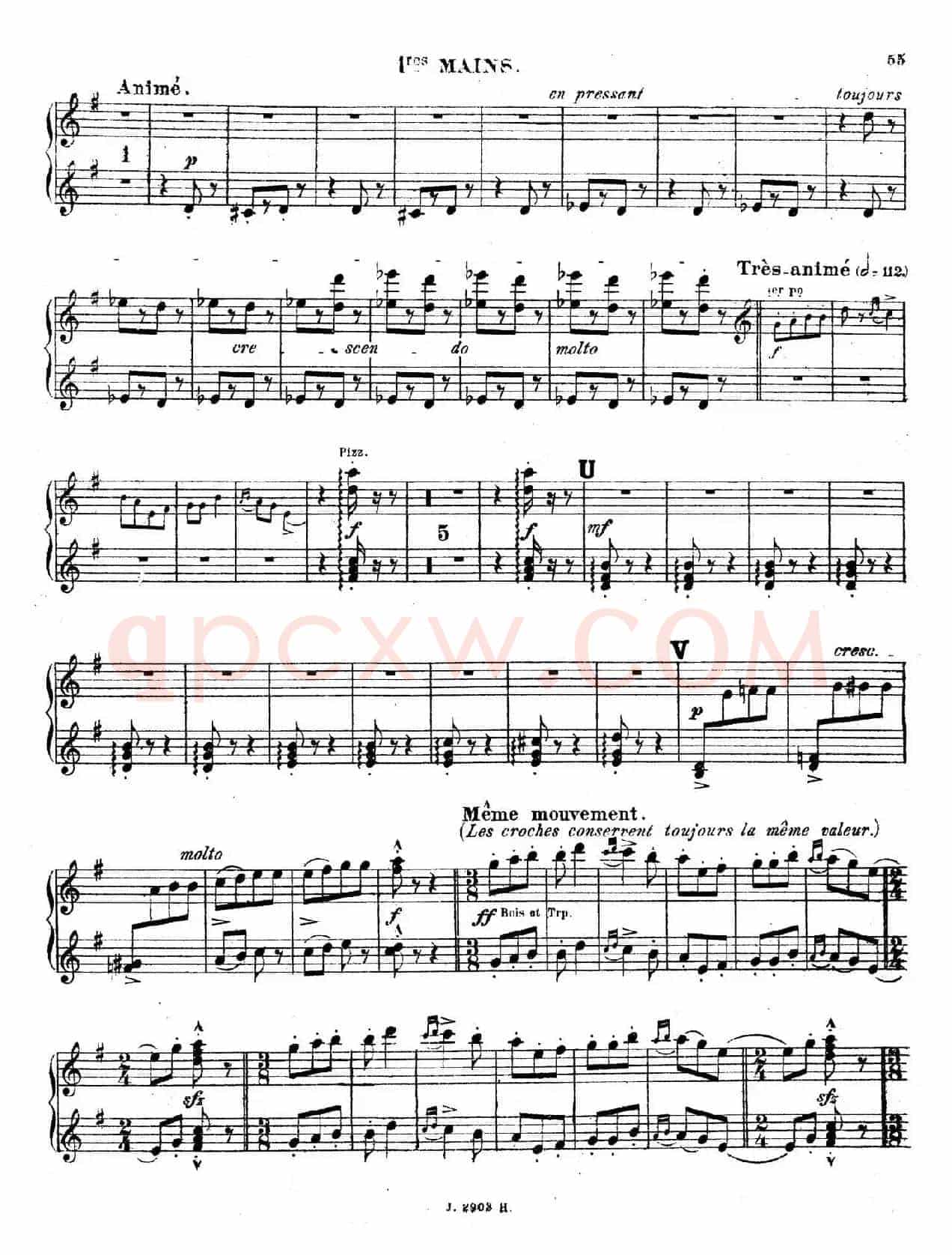 Symphony on a French Mountain Air Op.25(法国山歌交响曲·双钢琴·Ⅲ)