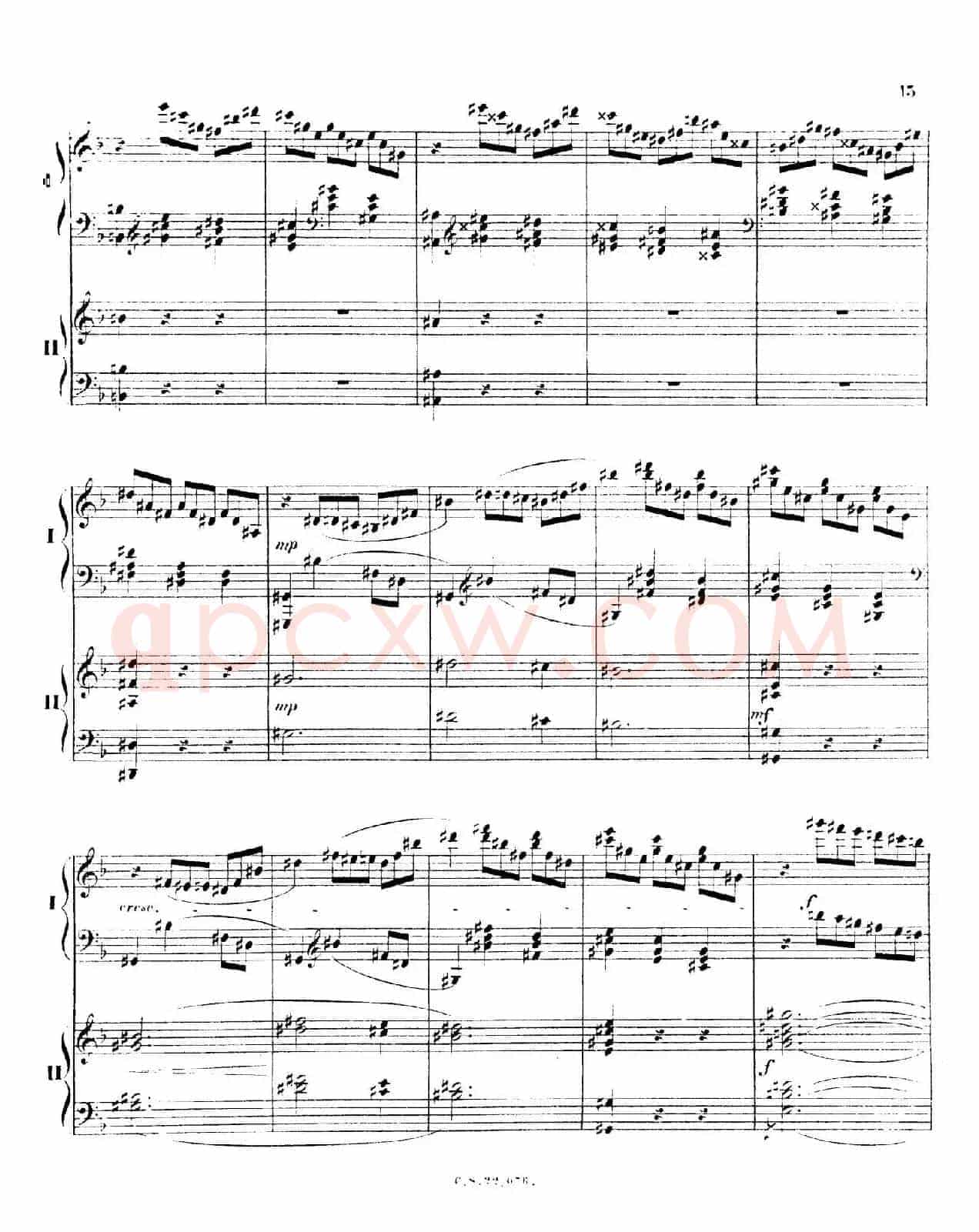Piano Concerto No.2 in F Major Op.35(F大调第二钢琴协奏曲·Ⅰ·双钢琴)