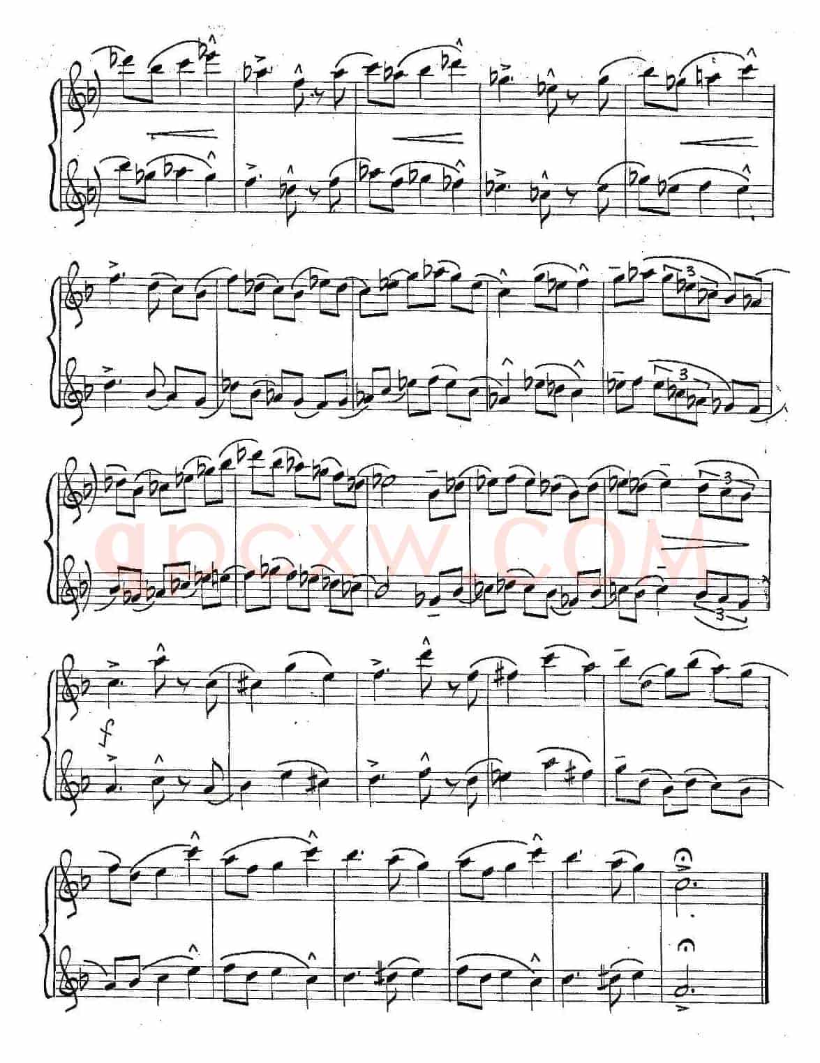 Jazz Conception For Saxophone Duets - 6（二重奏）