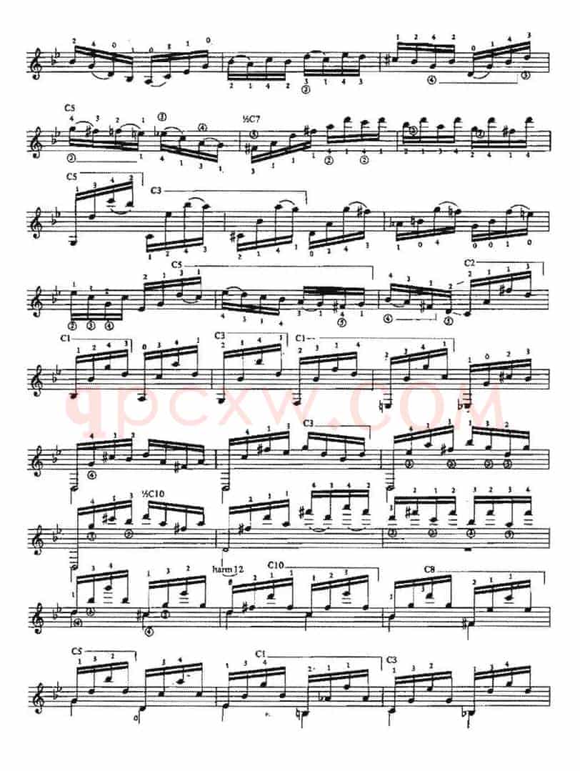 Preludio op.5no.1(古典吉他)