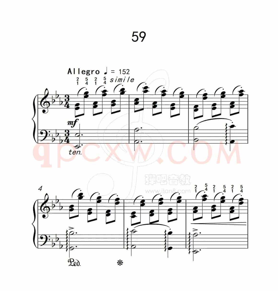 练习曲 59（克拉莫钢琴练习曲60首）