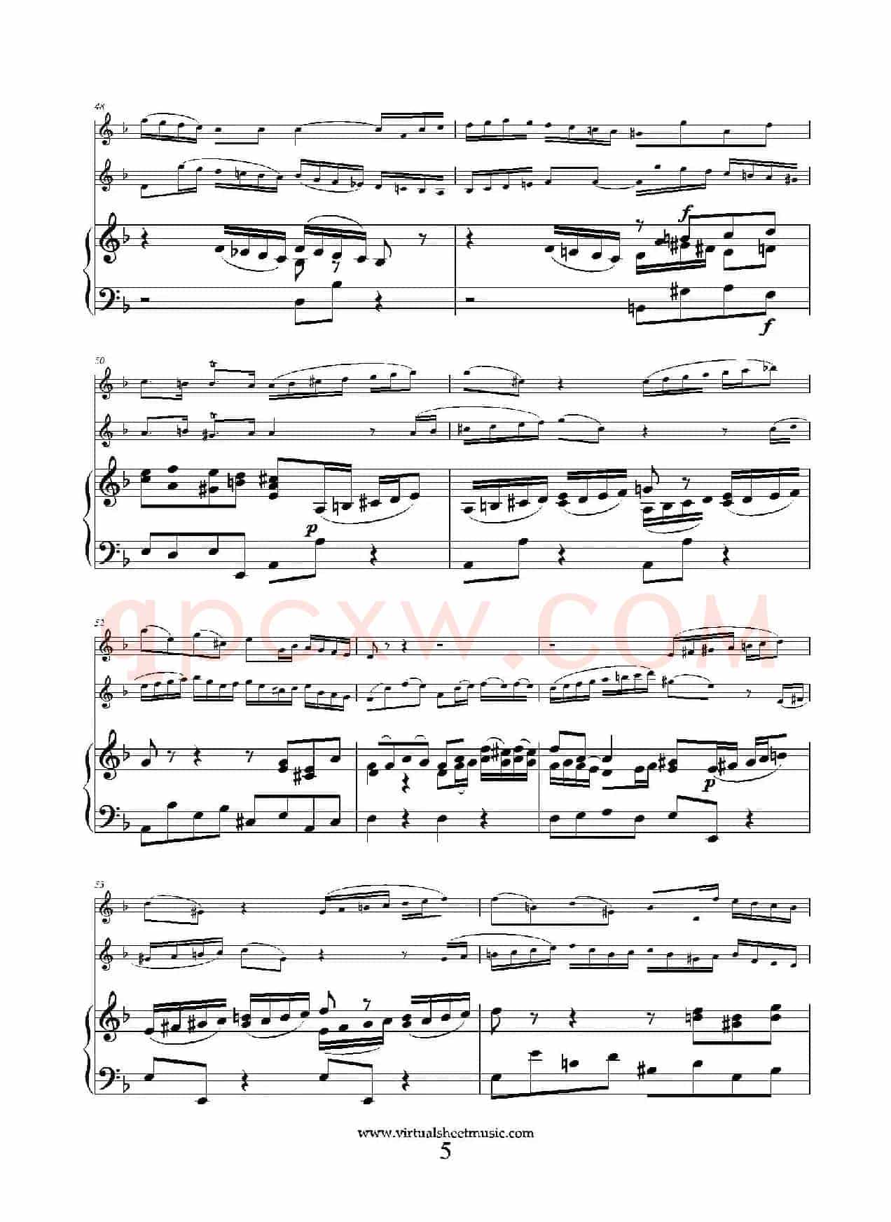 Concerto in D minor（双簧管+小提琴+钢琴伴奏）