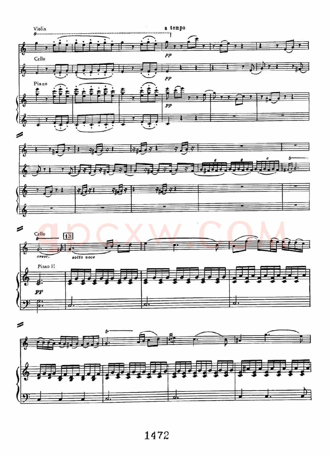 Triple Concerto in C Major Op.56(C大调三重协奏曲·双钢琴·Ⅲ)