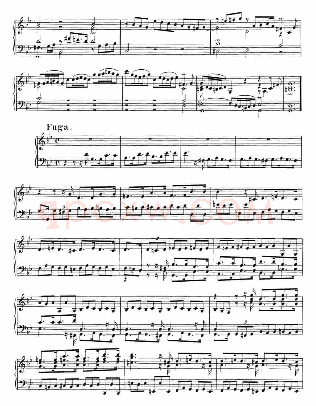 Toccata BWV 915(7首托卡塔·No.6 g小调)