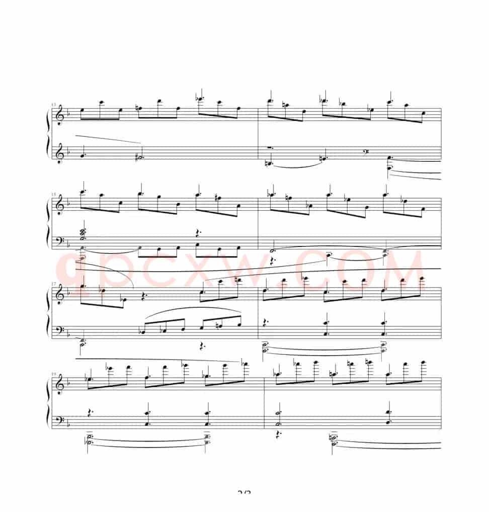 肖斯塔科维奇—前奏曲（23）：F大调