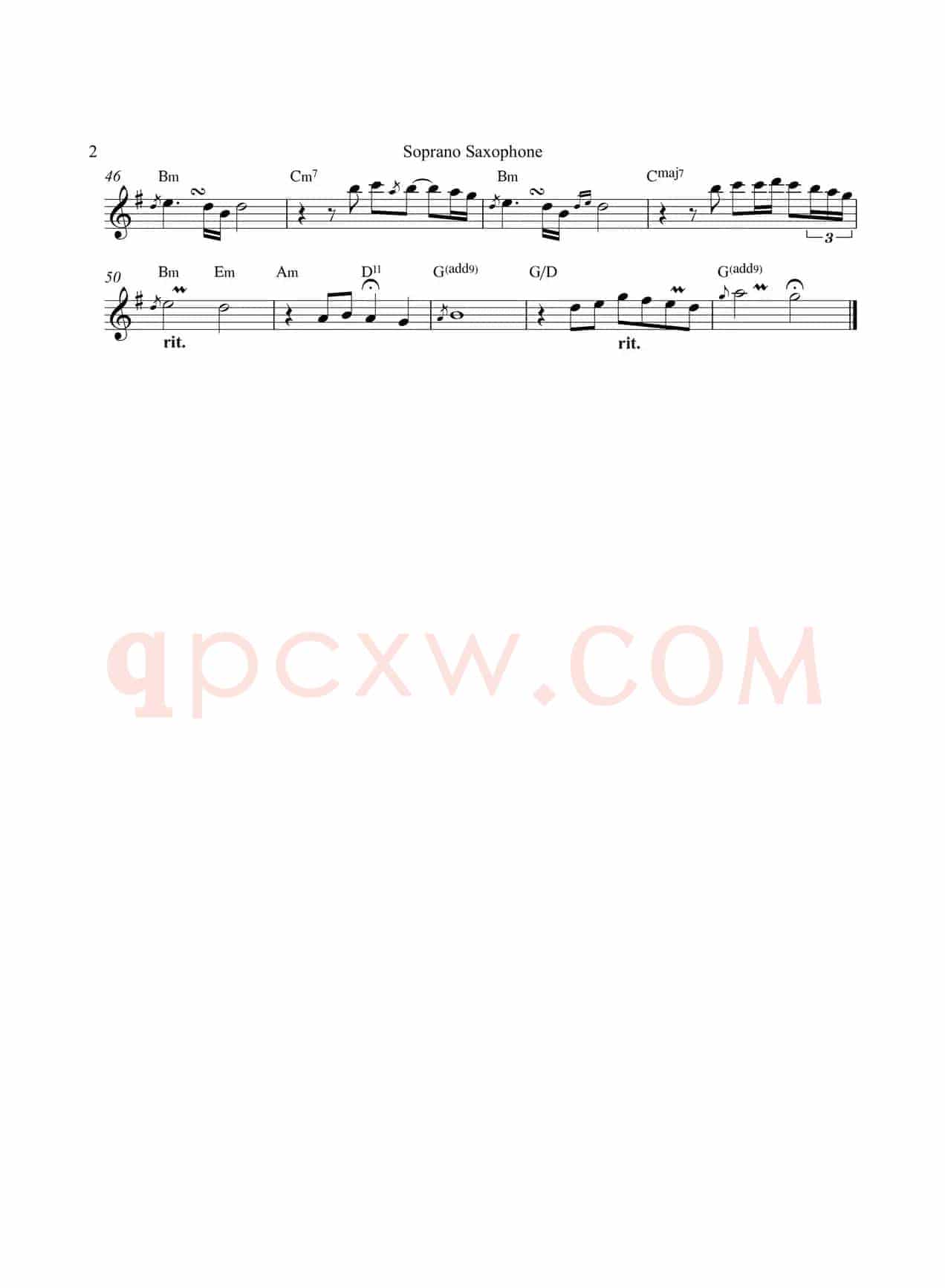 The Way We Were（高音萨克斯）