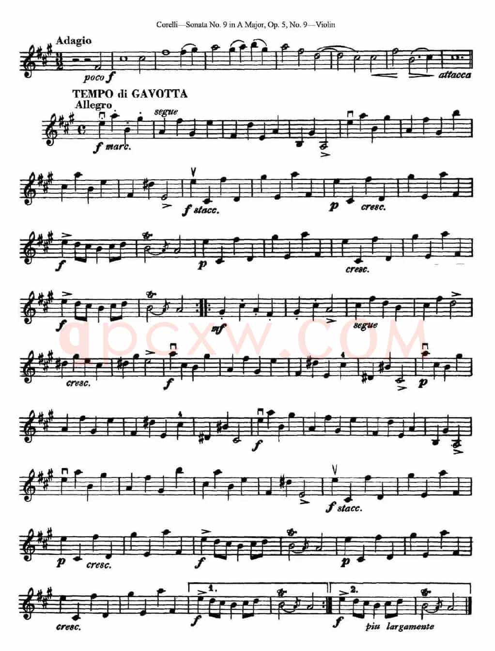 Sonata No.9 in A Major Op.5 No.9
