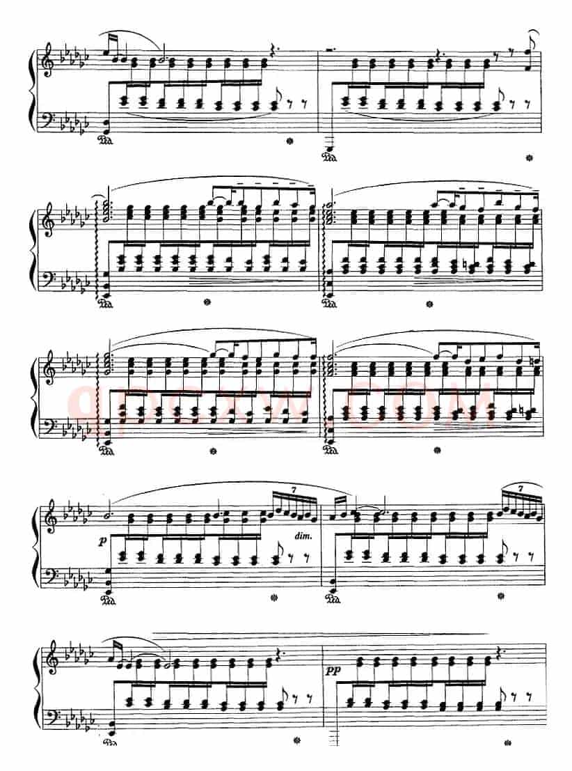 现代钢琴曲：21、夜曲