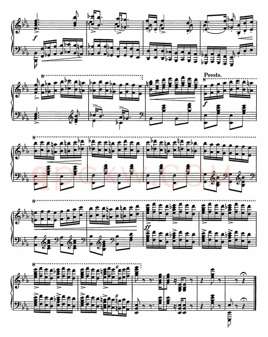 李斯特 匈牙利狂想曲 Hungarian Rhapsodies S.244 No.4
