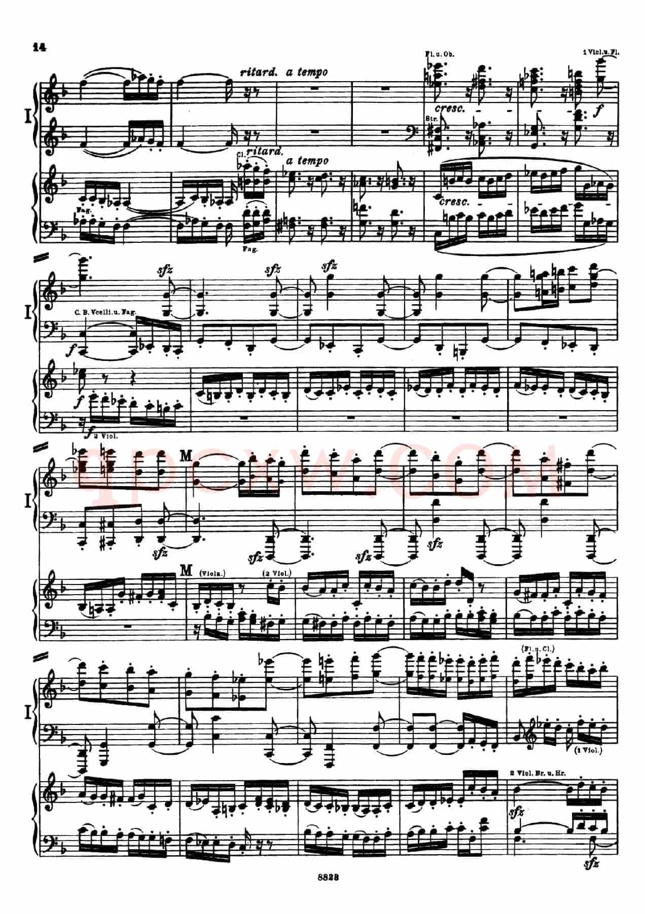 d小调第九交响曲 Op.125(双钢琴P13——22)