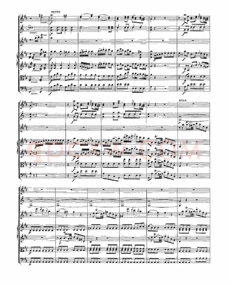 Concerto in D for Flute, K.314(D大调长笛协奏曲)