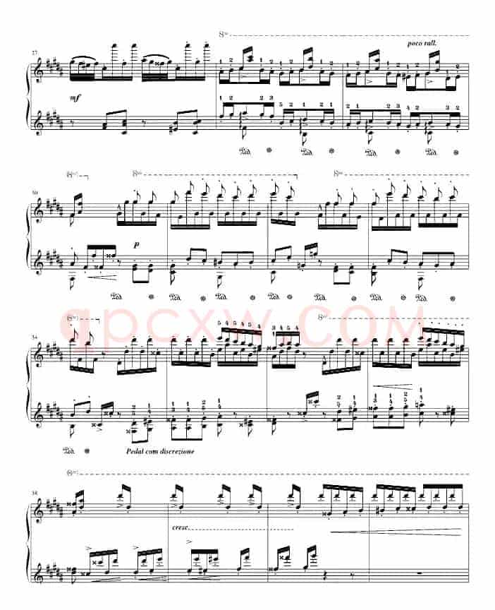 钟（帕格尼尼大练习曲III 、吴锦云制谱版）