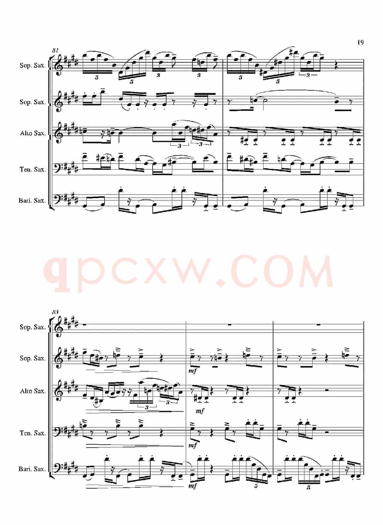 Tango（合奏总谱）