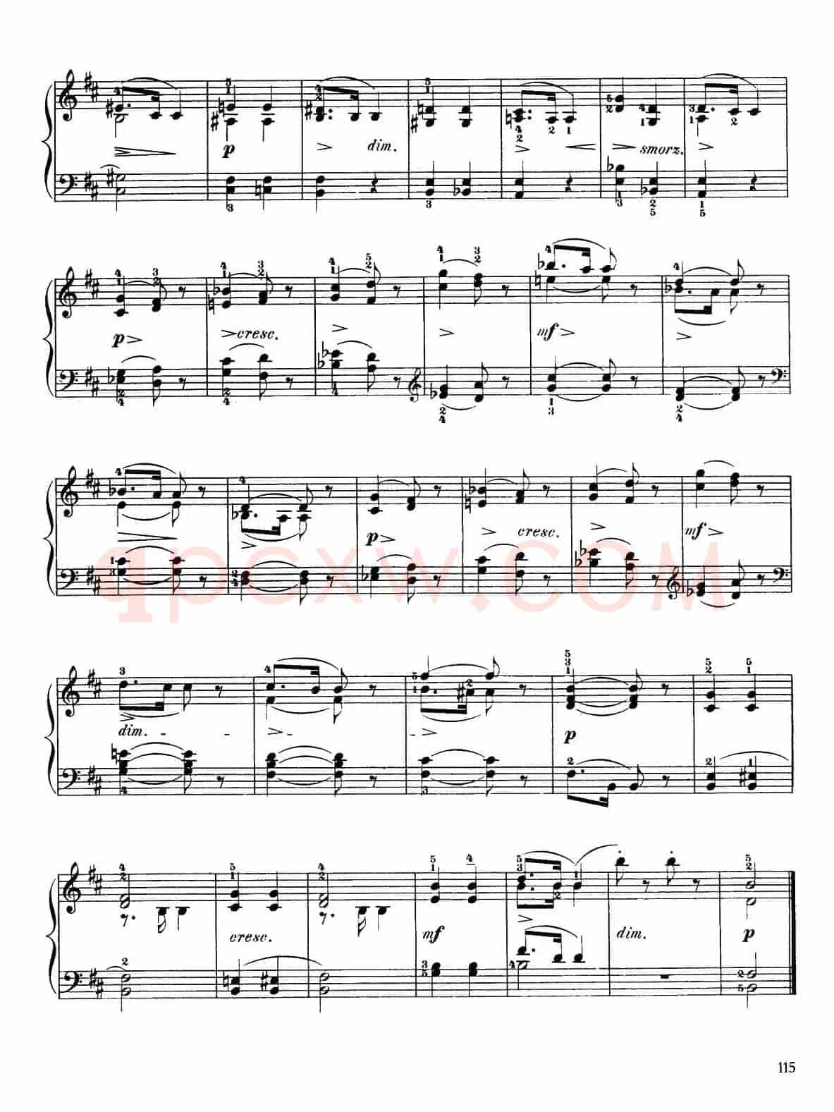 Album for the Young Op.39(儿童钢琴曲集)(2. 一个冬天的清晨 A Winter Morning)